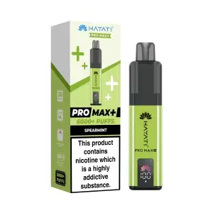 Hayati Pro Max Plus 6000 Prefilled Pod Kit - 20mg | Spearmint